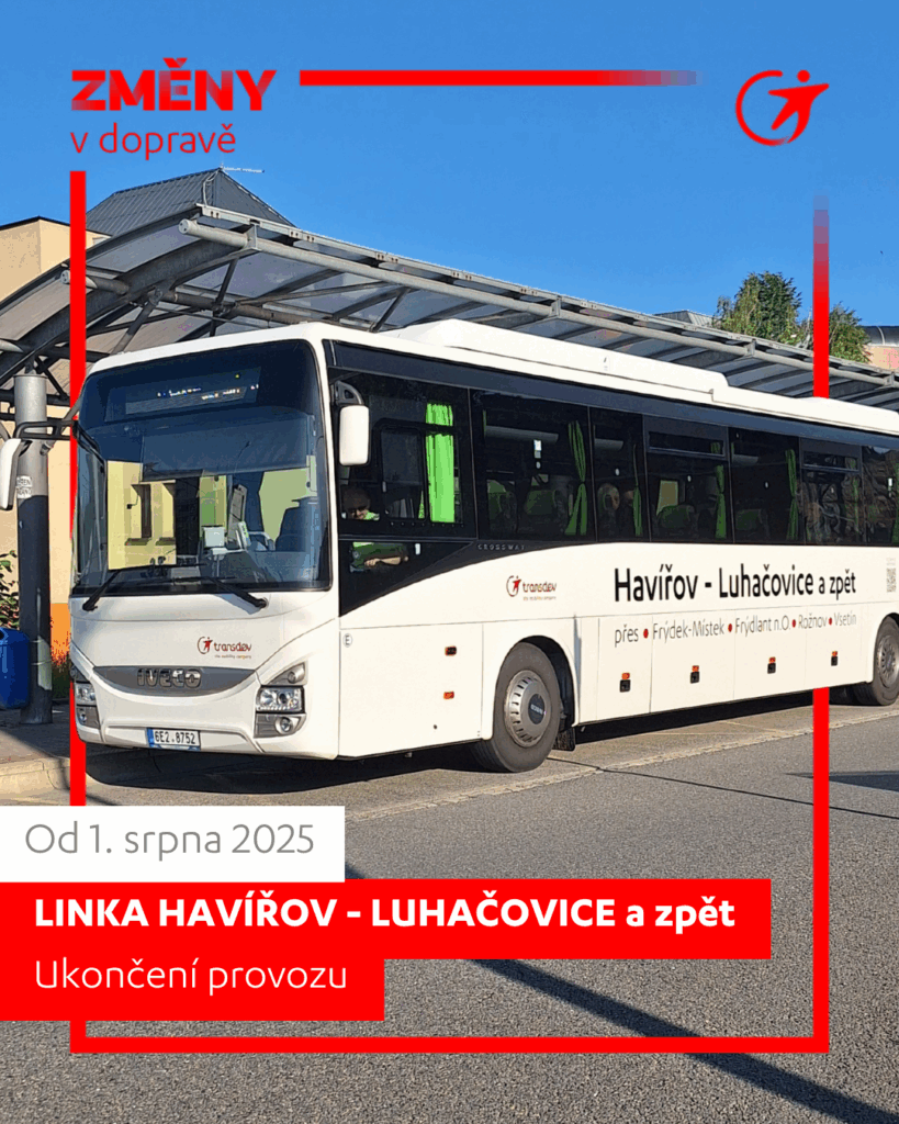 Ukončení provozu linky Havířov-Luhačovice a zpět